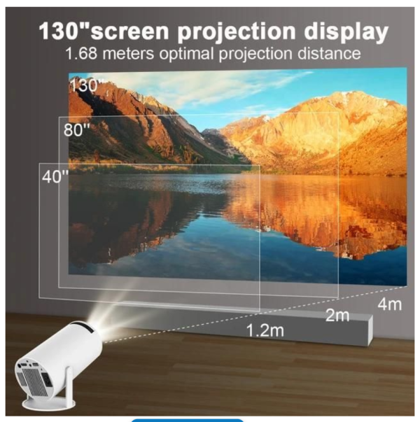 4k Ultra Hd Projector with Remote - Image 3