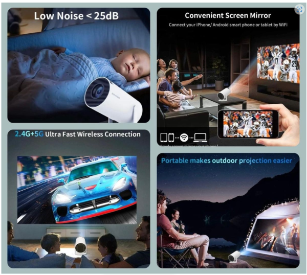 4k Ultra Hd Projector with Remote - Image 7